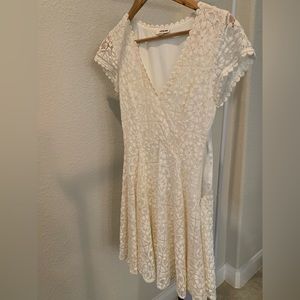 Storee white lace dress